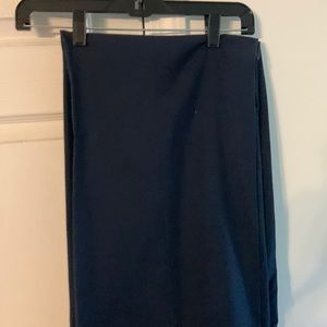 Women navy blue pants